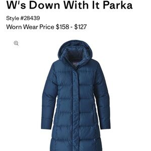 Patagonia Women's Down With It Parka